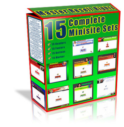 Product picture 15 Complete Mini Site Sets