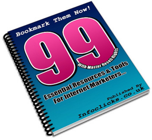 Product picture 99 Sites Book With MRR
